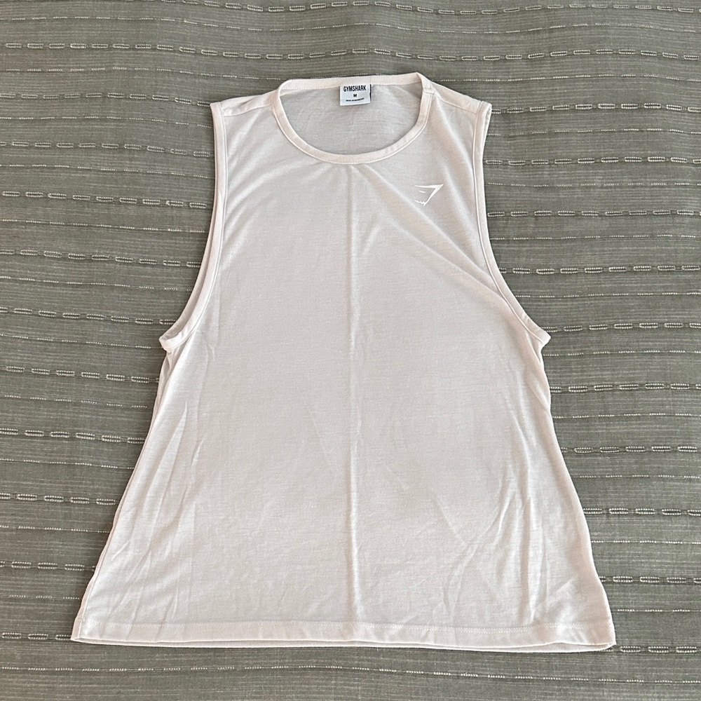 Gymshark Women's Off-White Muscle Tee
